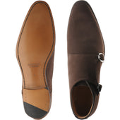 Herring Orwell mens boots in brown suede
