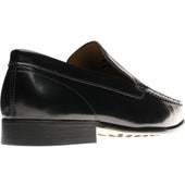 Herring Pisa II mens hybrid-soled loafers in black polished