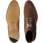 Herring Pocklington mens boots in brown suede