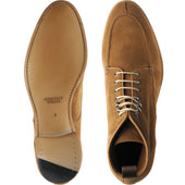 Herring Pocklington mens boots in taupe suede