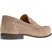 Herring Puglia mens hybrid-soled loafers in taupe suede