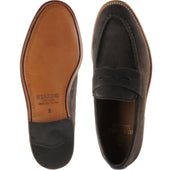 Herring Riverford mens loafers in brown suede