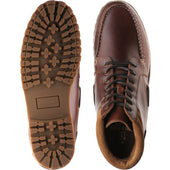 Herring Rockall mens rubber-soled boots in chestnut
