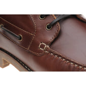 Herring Rockall mens rubber-soled boots in chestnut