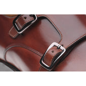 Herring Shakespeare mens double monk shoes in rosewood calf (second)