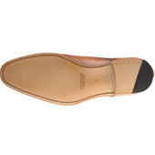 Herring Shakespeare mens double monk shoes in tan calf