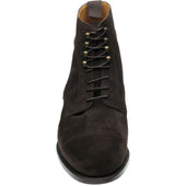 Herring Shelby mens boots in brown suede