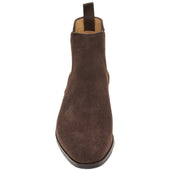 Herring Shelley mens rubber-soled Chelsea boots in brown suede