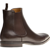 Herring Shelley mens rubber-soled Chelsea boots in chocolate brown calf