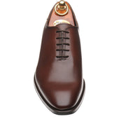 Herring Shrewsbury mens hybrid-soled Oxfords in dark brown calf