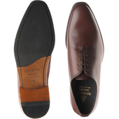 Herring Shrewsbury mens hybrid-soled Oxfords in dark brown calf