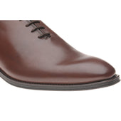 Herring Shrewsbury mens hybrid-soled Oxfords in dark brown calf