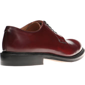 Herring Slaney mens Derby shoes in burgundy polished