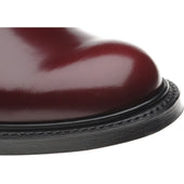 Herring Slaney mens Derby shoes in burgundy polished