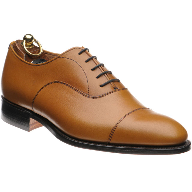 Herring Sligo mens Oxfords in tan grain calf