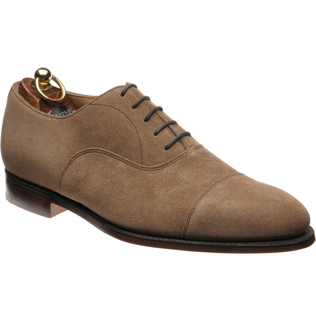 Herring Sligo mens Oxfords in taupe suede