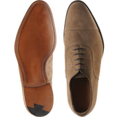 Herring Sligo mens Oxfords in taupe suede