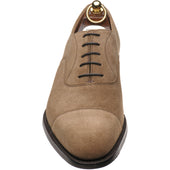 Herring Sligo Rubber mens rubber-soled Oxfords in taupe suede