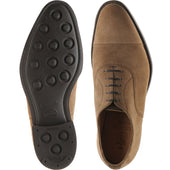 Herring Sligo Rubber mens rubber-soled Oxfords in taupe suede