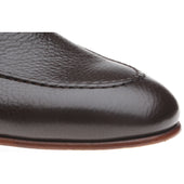 Herring Snaffle mens loafers in brown deerskin
