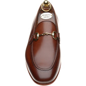 Herring Snaffle mens loafers in conker calf