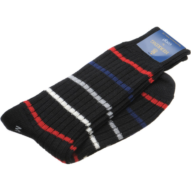 Herring Spin Sock in black