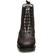 Herring Stanwick mens rubber-soled boots in brown waxy calf