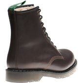 Herring Stanwick mens rubber-soled boots in brown waxy calf