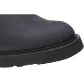 Herring Stephen mens rubber-soled Chelsea boots in navy chamois