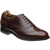 Herring Surrey II mens brogues in ivywood polished