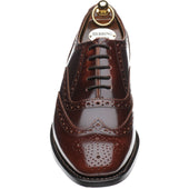 Herring Surrey II mens brogues in ivywood polished