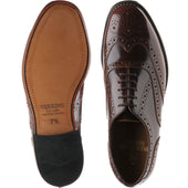 Herring Surrey II mens brogues in ivywood polished