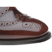 Herring Surrey II mens brogues in ivywood polished