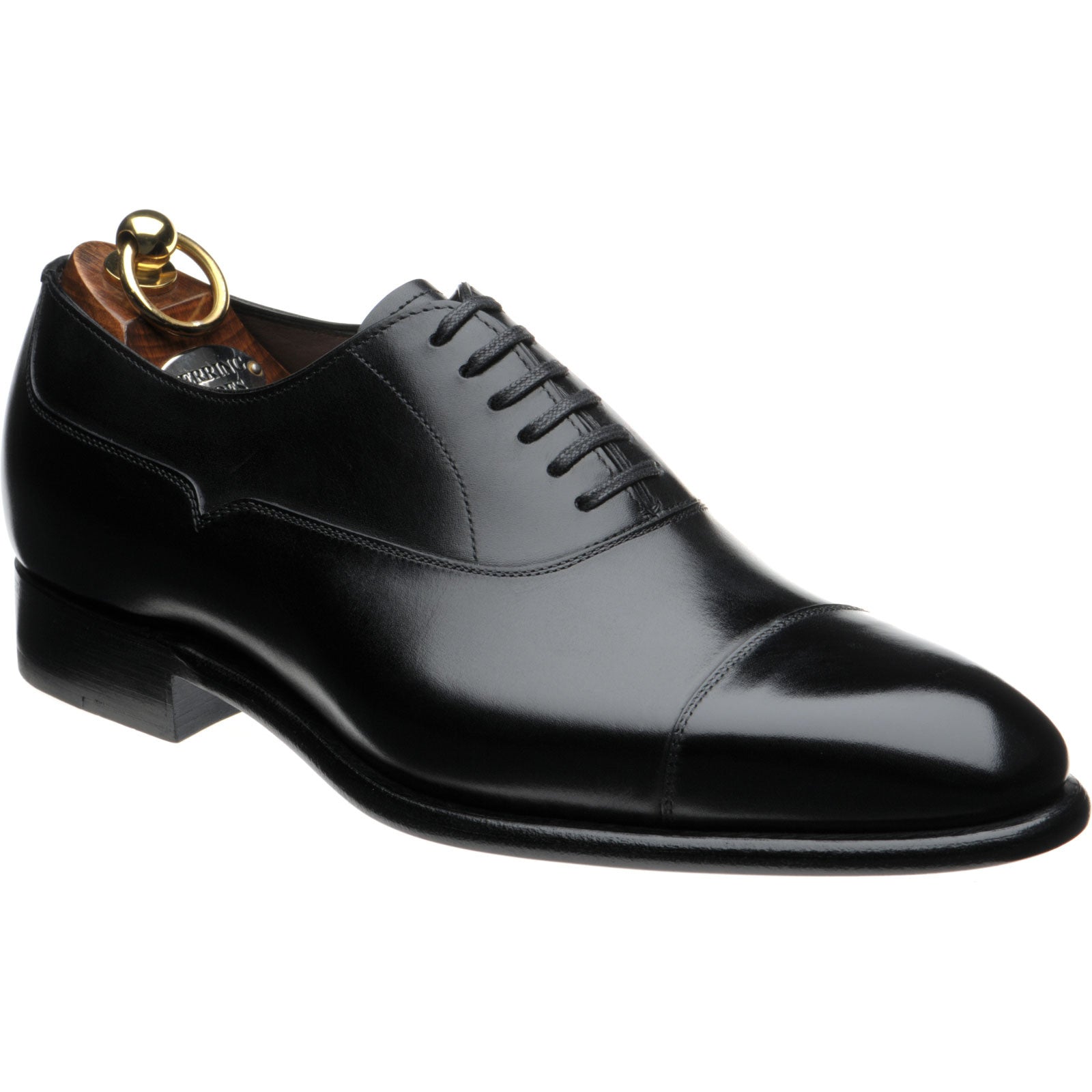 Herring Sussex mens Oxfords in black calf