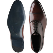 Herring Sussex mens Oxfords in dark brown calf