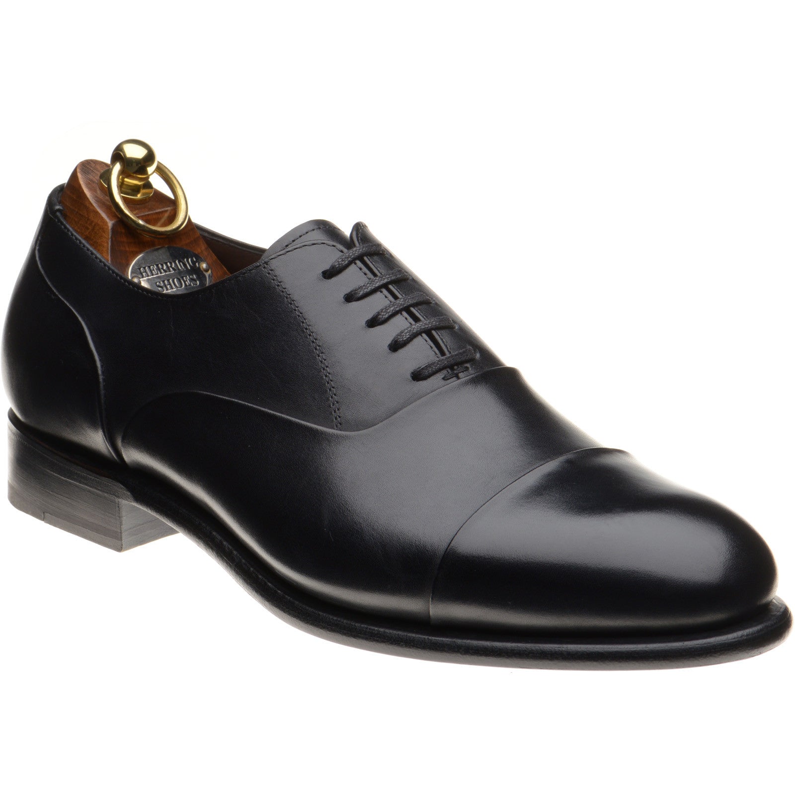 Herring Sutherland mens Oxfords in black calf