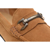 Herring Taormina mens hybrid-soled loafers in brown suede