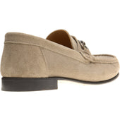 Herring Taormina mens hybrid-soled loafers in taupe suede