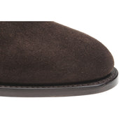 Herring Taverner mens Chelsea boots in brown suede