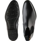 Herring Taverner Rubber mens rubber-soled Chelsea boots in black calf