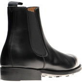 Herring Taverner Rubber mens rubber-soled Chelsea boots in black calf