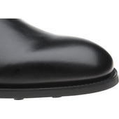 Herring Taverner Rubber mens rubber-soled Chelsea boots in black calf