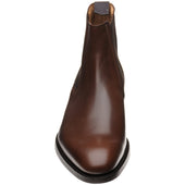 Herring Taverner Rubber mens rubber-soled Chelsea boots in brown calf