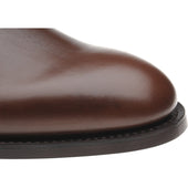 Herring Taverner Rubber mens rubber-soled Chelsea boots in brown calf
