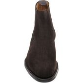 Herring Taverner Rubber mens rubber-soled Chelsea boots in brown suede
