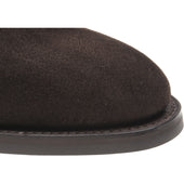 Herring Taverner Rubber mens rubber-soled Chelsea boots in brown suede