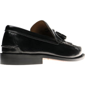 Herring Terni II mens hybrid-soled tasselled loafers in black polished