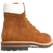 Herring Torre mens rubber-soled boots in brown suede
