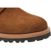 Herring Torre mens rubber-soled boots in brown suede