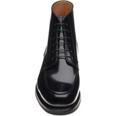 Herring Toulon mens rubber-soled boots in black polished